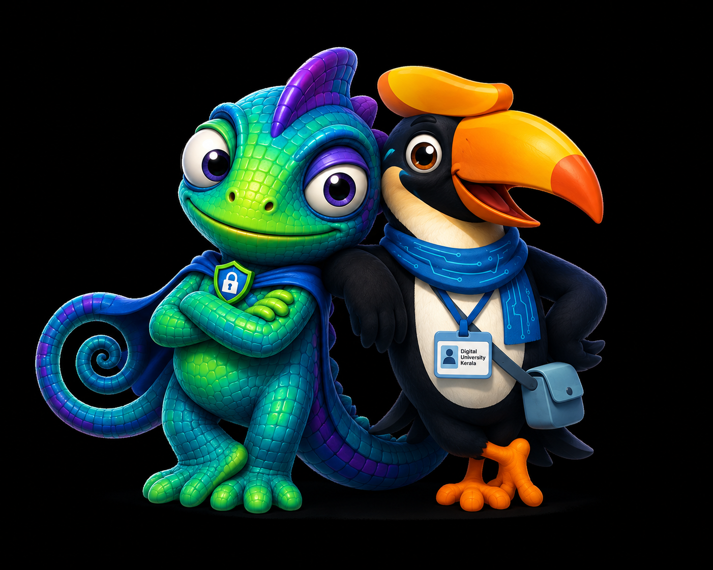 Instructor Ray & Rogue — DigiSafe Mascots